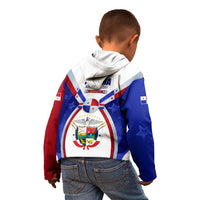 Panama Independence Day Kid Hoodie with National Coat of Arms and Red Blue Star Design - Wonder Print Shop