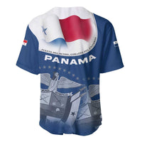 Panama National Flag Baseball Jersey with Canal Symbolism and Puente del Mundo Motto Design - Wonder Print Shop