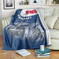 Panama National Flag Blanket with Canal Symbolism and Puente del Mundo Motto Design - Wonder Print Shop