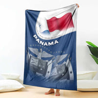 Panama National Flag Blanket with Canal Symbolism and Puente del Mundo Motto Design - Wonder Print Shop