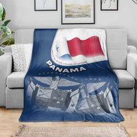 Panama National Flag Blanket with Canal Symbolism and Puente del Mundo Motto Design - Wonder Print Shop