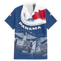 Panama National Flag Family Matching Mermaid Dress and Hawaiian Shirt with Canal Symbolism and Puente del Mundo Motto Design - Wonder Print Shop
