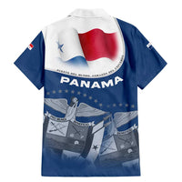 Panama National Flag Family Matching Mermaid Dress and Hawaiian Shirt with Canal Symbolism and Puente del Mundo Motto Design - Wonder Print Shop