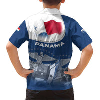 Panama National Flag Family Matching Puletasi and Hawaiian Shirt with Canal Symbolism and Puente del Mundo Motto Design - Wonder Print Shop
