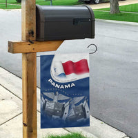 Panama National Flag Garden Flag with Canal Symbolism and Puente del Mundo Motto Design - Wonder Print Shop