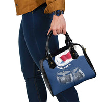 Panama National Flag Shoulder Handbag with Canal Symbolism and Puente del Mundo Motto Design - Wonder Print Shop
