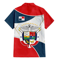 Panama City Skyline Family Matching Mermaid Dress and Hawaiian Shirt with National Coat of Arms and Red Blue Flag Theme - Wonder Print Shop