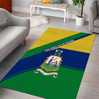 Saint Vincent and the Grenadines Flag Area Rug Coat of Arms and National Colors - Wonder Print Shop