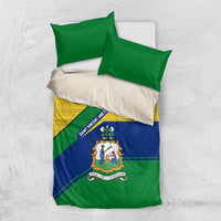 Saint Vincent and the Grenadines Flag Bedding Set Coat of Arms and National Colors - Wonder Print Shop