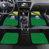 Saint Vincent and the Grenadines Flag Car Mats Coat of Arms and National Colors - Wonder Print Shop