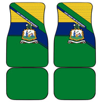 Saint Vincent and the Grenadines Flag Car Mats Coat of Arms and National Colors - Wonder Print Shop