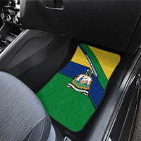 Saint Vincent and the Grenadines Flag Car Mats Coat of Arms and National Colors - Wonder Print Shop