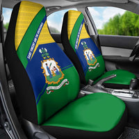 Saint Vincent and the Grenadines Flag Car Seat Cover Coat of Arms and National Colors - Wonder Print Shop