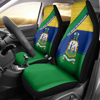 Saint Vincent and the Grenadines Flag Car Seat Cover Coat of Arms and National Colors - Wonder Print Shop