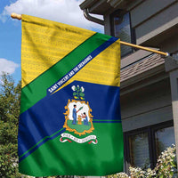Saint Vincent and the Grenadines Flag Garden Flag Coat of Arms and National Colors - Wonder Print Shop