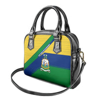 Saint Vincent and the Grenadines Flag Shoulder Handbag Coat of Arms and National Colors - Wonder Print Shop