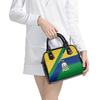 Saint Vincent and the Grenadines Flag Shoulder Handbag Coat of Arms and National Colors - Wonder Print Shop