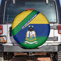 Saint Vincent and the Grenadines Flag Spare Tire Cover Coat of Arms and National Colors - Wonder Print Shop