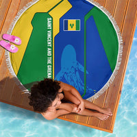 Saint Vincent and the Grenadines Flag Wave Map Beach Blanket Caribbean Island Pride Pullover - Wonder Print Shop