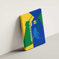 Saint Vincent and the Grenadines Flag Wave Map Canvas Wall Art Caribbean Island Pride Pullover - Wonder Print Shop