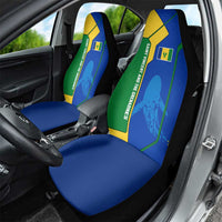 Saint Vincent and the Grenadines Flag Wave Map Car Seat Cover Caribbean Island Pride Pullover - Wonder Print Shop