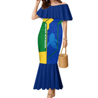 Saint Vincent and the Grenadines Flag Wave Map Family Matching Mermaid Dress and Hawaiian Shirt Caribbean Island Pride Pullover - Wonder Print Shop