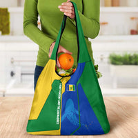 Saint Vincent and the Grenadines Flag Wave Map Grocery Bag Caribbean Island Pride Pullover - Wonder Print Shop