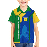 Saint Vincent and the Grenadines Flag Wave Map Hawaiian Shirt Caribbean Island Pride Pullover - Wonder Print Shop