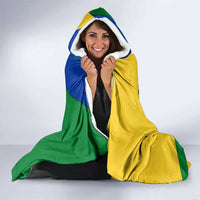 Saint Vincent and the Grenadines Flag Wave Map Hooded Blanket Caribbean Island Pride Pullover - Wonder Print Shop