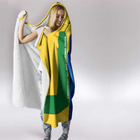 Saint Vincent and the Grenadines Flag Wave Map Hooded Blanket Caribbean Island Pride Pullover - Wonder Print Shop
