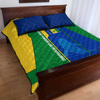 Saint Vincent and the Grenadines Flag Wave Map Quilt Bed Set Caribbean Island Pride Pullover - Wonder Print Shop