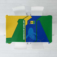 Saint Vincent and the Grenadines Flag Wave Map Tablecloth Caribbean Island Pride Pullover - Wonder Print Shop