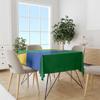 Saint Vincent and the Grenadines Flag Wave Map Tablecloth Caribbean Island Pride Pullover - Wonder Print Shop