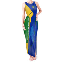 Saint Vincent and the Grenadines Flag Wave Map Tank Maxi Dress Caribbean Island Pride Pullover - Wonder Print Shop