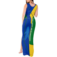 Saint Vincent and the Grenadines Flag Wave Map Tank Maxi Dress Caribbean Island Pride Pullover - Wonder Print Shop