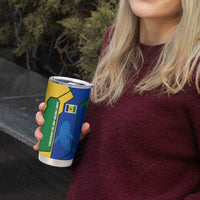 Saint Vincent and the Grenadines Flag Wave Map Tumbler Cup Caribbean Island Pride Pullover - Wonder Print Shop