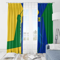 Saint Vincent and the Grenadines Flag Wave Map Window Curtain Caribbean Island Pride Pullover - Wonder Print Shop