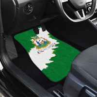 Saint Vincent and the Grenadines Turtle Car Mats with Coat of Arms and Green Heritage Design - Wonder Print Shop
