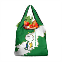 Saint Vincent and the Grenadines Turtle Grocery Bag with Coat of Arms and Green Heritage Design - Wonder Print Shop
