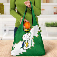 Saint Vincent and the Grenadines Turtle Grocery Bag with Coat of Arms and Green Heritage Design - Wonder Print Shop