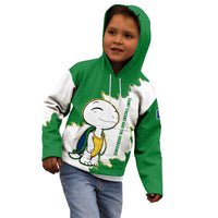 Saint Vincent and the Grenadines Turtle Kid Hoodie with Coat of Arms and Green Heritage Design - Wonder Print Shop