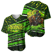 Buffalo Soldiers 10th Cavalry Regiment Baseball Jersey Graffiti Urban Streetwear Style Graphic Art