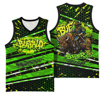 Buffalo Soldiers 10th Cavalry Regiment Basketball Jersey Graffiti Urban Streetwear Style Graphic Art