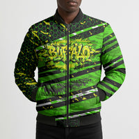Buffalo Soldiers 10th Cavalry Regiment Bomber Puffer Jacket Graffiti Urban Streetwear Style Graphic Art