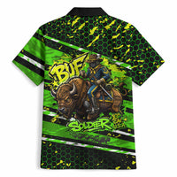 Buffalo Soldiers 10th Cavalry Regiment Hawaiian Shirt Graffiti Urban Streetwear Style Graphic Art