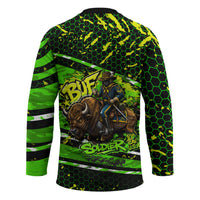 Buffalo Soldiers 10th Cavalry Regiment Hockey Jersey Graffiti Urban Streetwear Style Graphic Art