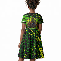 Buffalo Soldiers 10th Cavalry Regiment Kid Short Sleeve Dress Graffiti Urban Streetwear Style Graphic Art