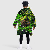 Buffalo Soldiers 10th Cavalry Regiment Kid Wearable Blanket Hoodie Graffiti Urban Streetwear Style Graphic Art