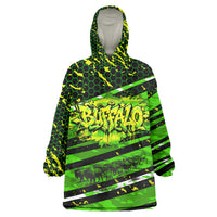 Buffalo Soldiers 10th Cavalry Regiment Kid Wearable Blanket Hoodie Graffiti Urban Streetwear Style Graphic Art