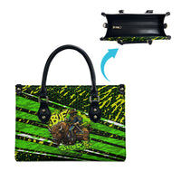Buffalo Soldiers 10th Cavalry Regiment Leather Bag Graffiti Urban Streetwear Style Graphic Art